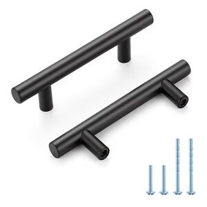 5 inch black drawercabinet pulls 3inch hole